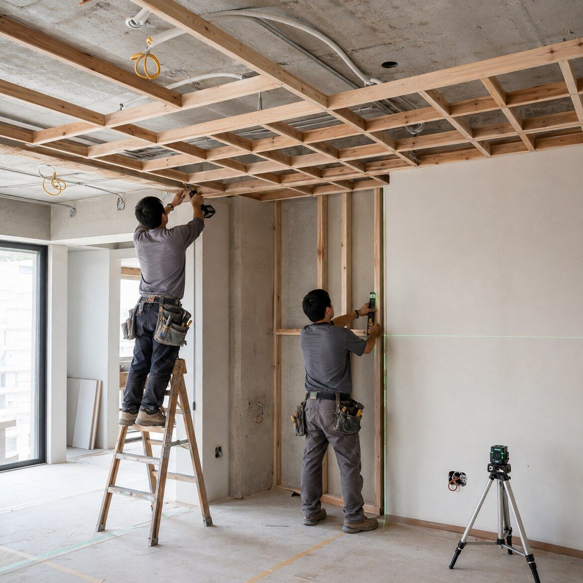 木作不只是做櫃體：高雄住宅天花板、隔間與收邊工程的施工重點