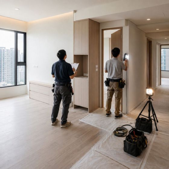 高雄住宅裝修收尾工程:修補、設備測試、清潔與完工驗收重點 高雄住宅裝修收尾工程:修補、設備測試、清潔與完工驗收重點