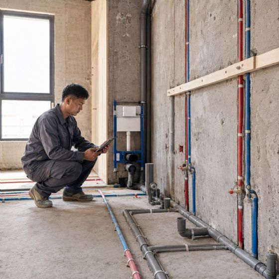 高雄住宅水管更新、排水坡度與漏水風險。給水、排水工程沒做好，入住後最麻煩！